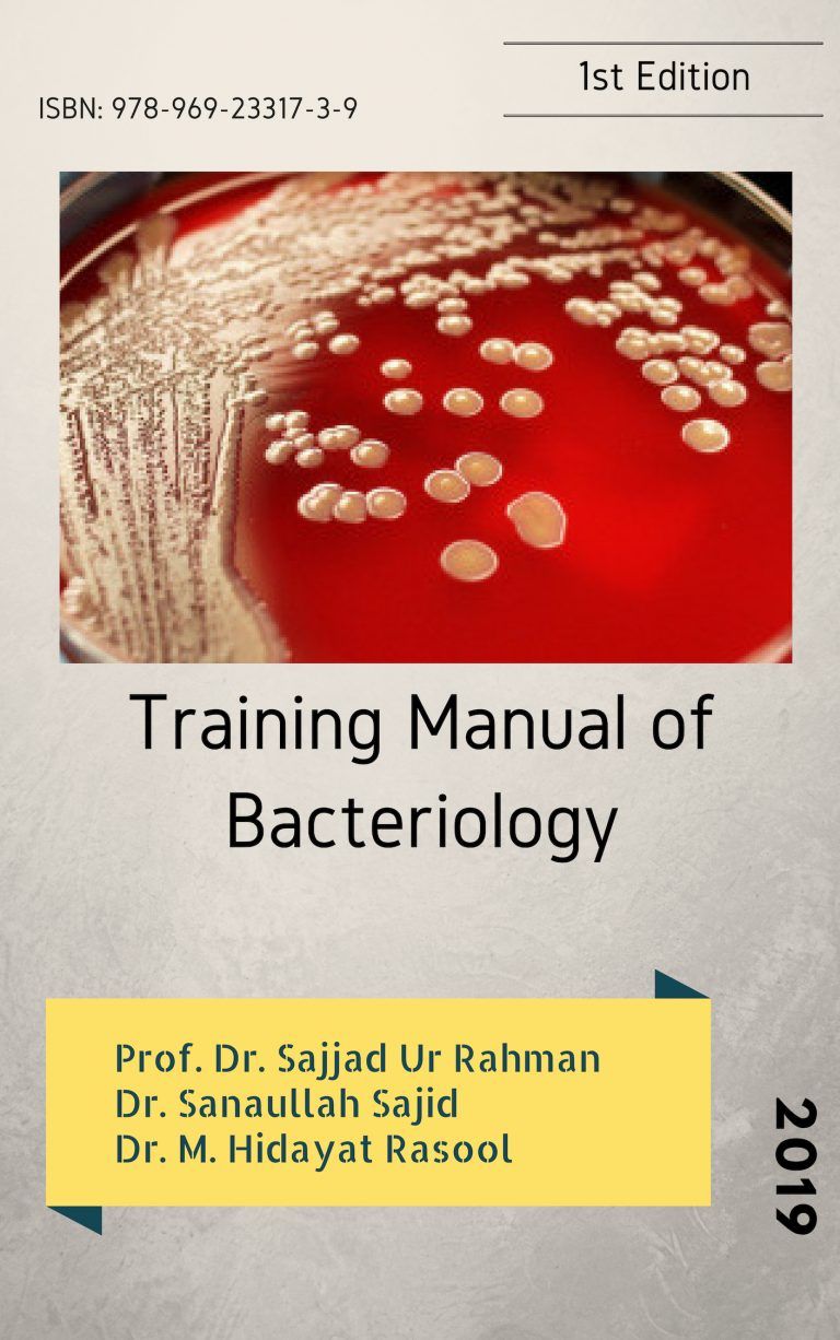 Training Manual Of Bacteriology - Life Sciences By Dr. Muhammad Ali